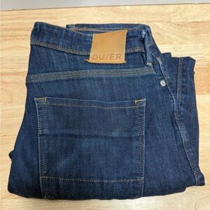 DU/ER Men's Dark Blue Jeans